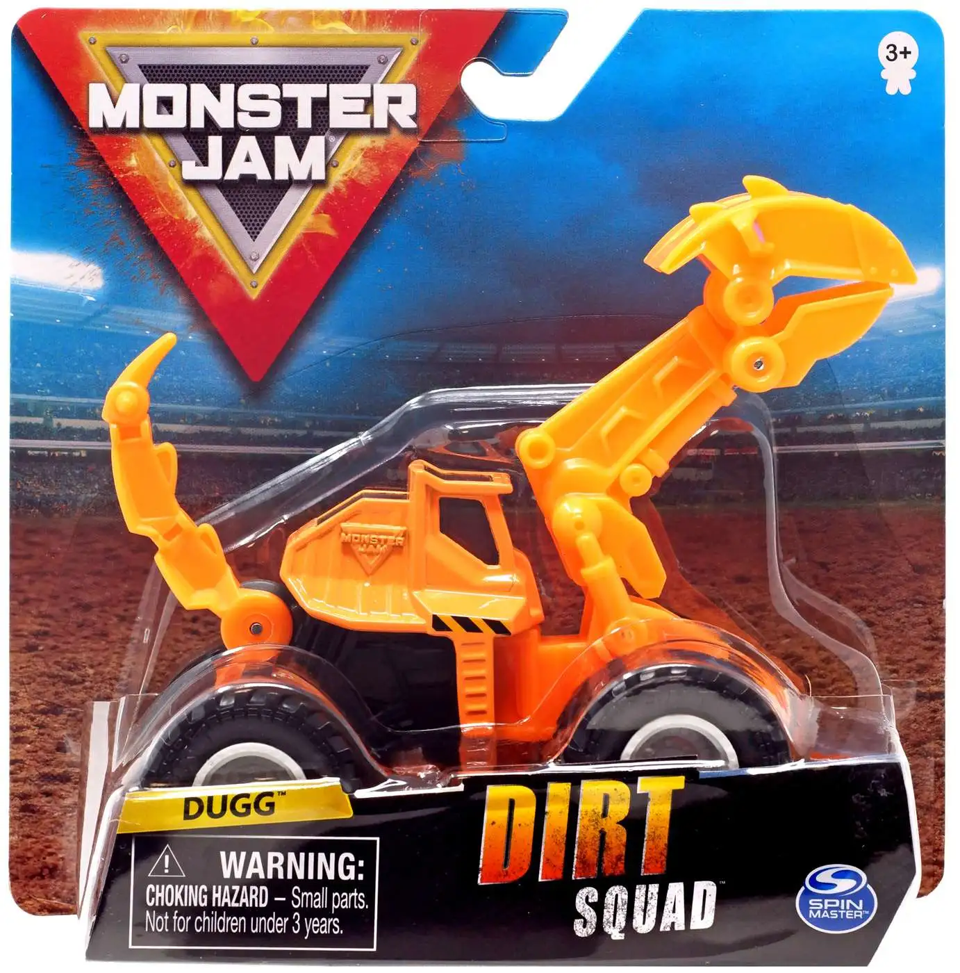 Monster Jam Dirt Squad Dugg Diecast Car [Orange]