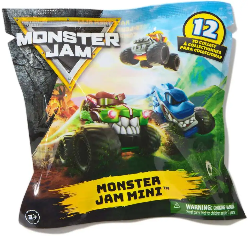 Monster Jam MINI Series 19 187 Mystery Pack 1 RANDOM Vehicle Spin 