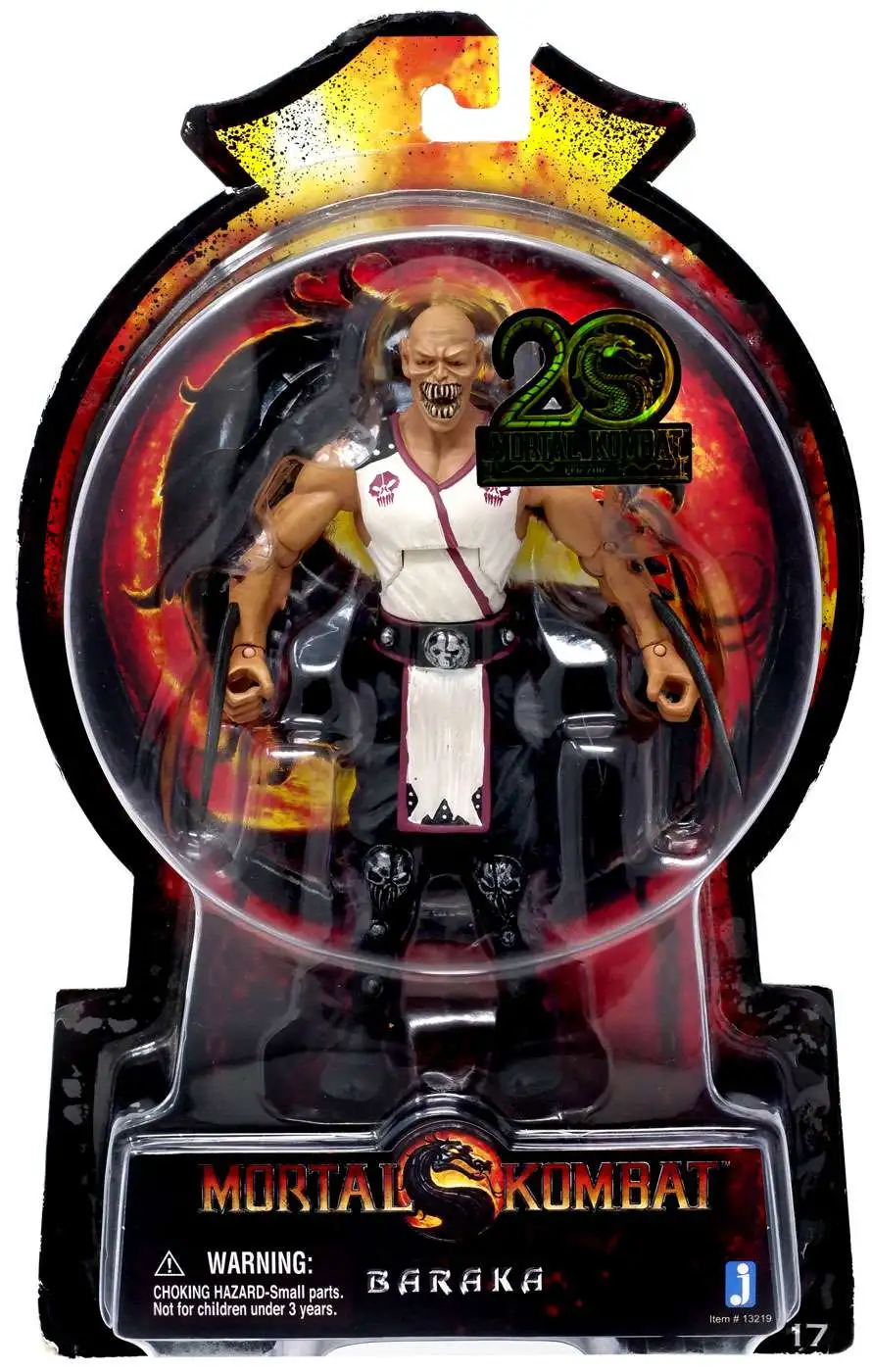 Mortal Kombat 20th Anniversary Baraka 6 Action Figure Jazwares