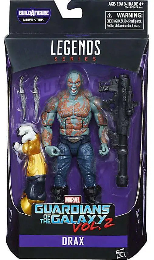 Guardians of the Galaxy Vol 2 Marvel Legends Titus Series Drax Action Figure 