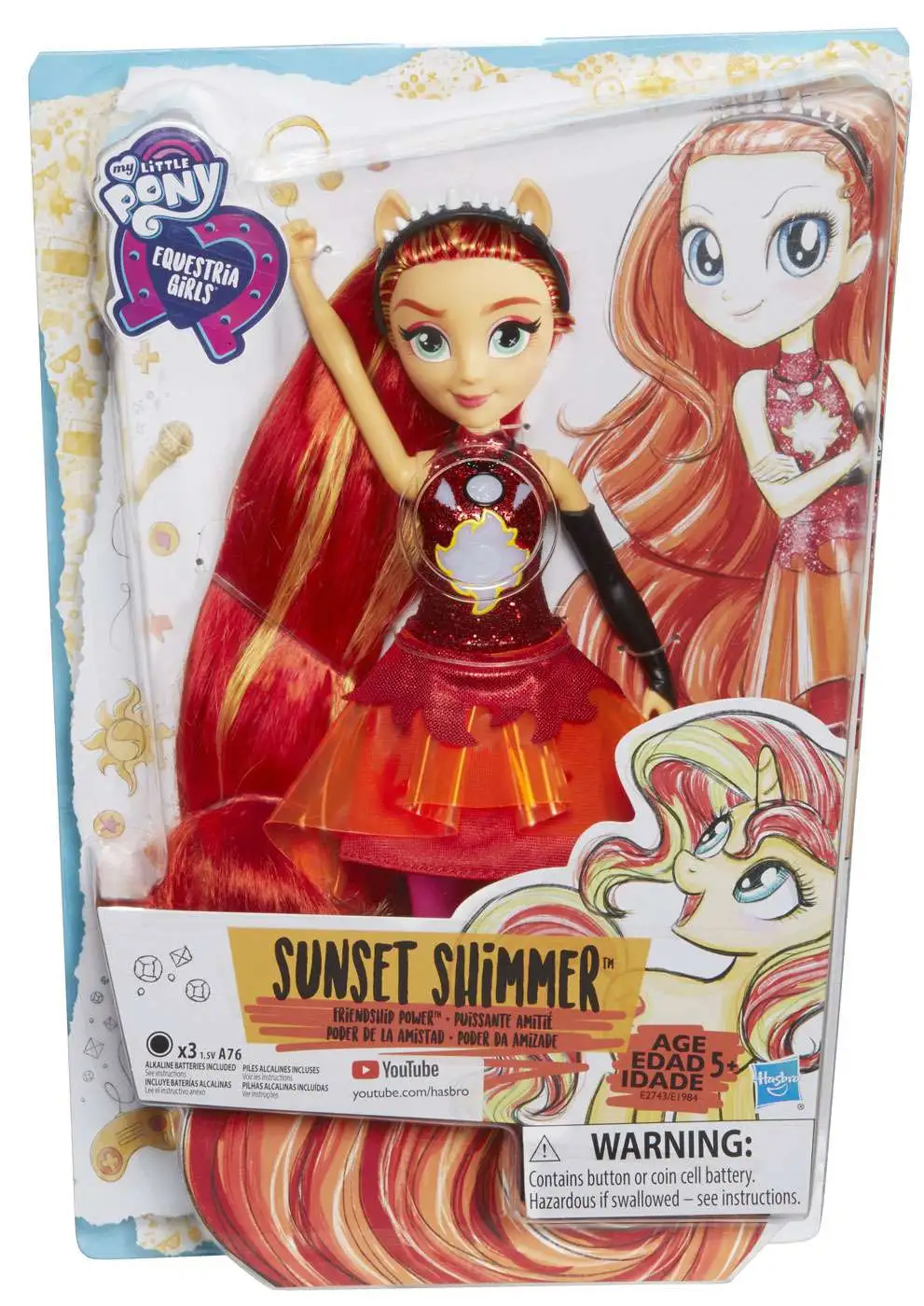 My Little Pony Equestria Girls Friendship Power Sunset Shimmer Doll Hasbro Toys ToyWiz