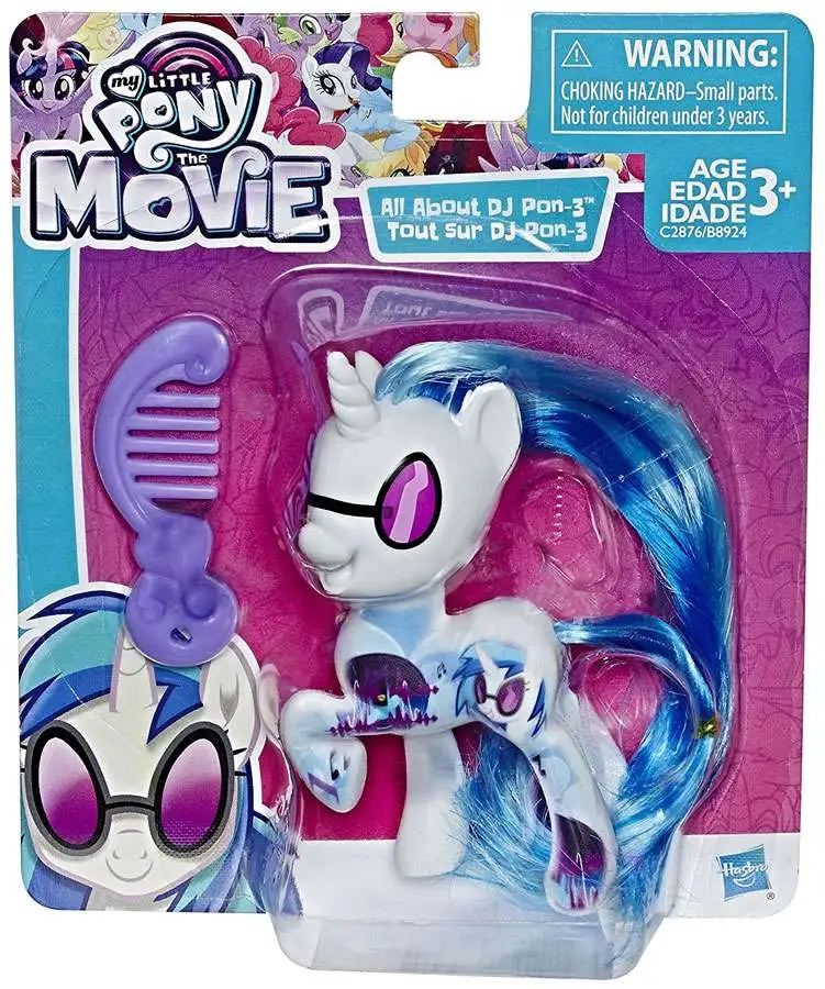 My Little Pony The Movie All About DJ Pon-3 Mini FIgure [Loose]