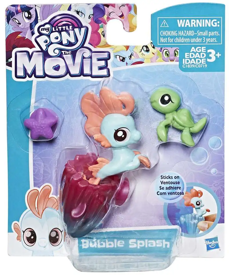 My Little Pony The Movie Bubble Splash Baby Seapony Mini Figure [Damaged Package]