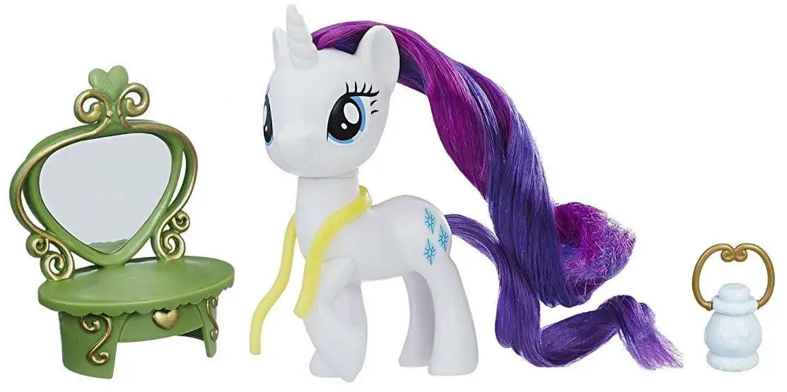 My Little Pony The Movie Styling Friends Rarity Figure Set Loose Hasbro Toys ToyWiz