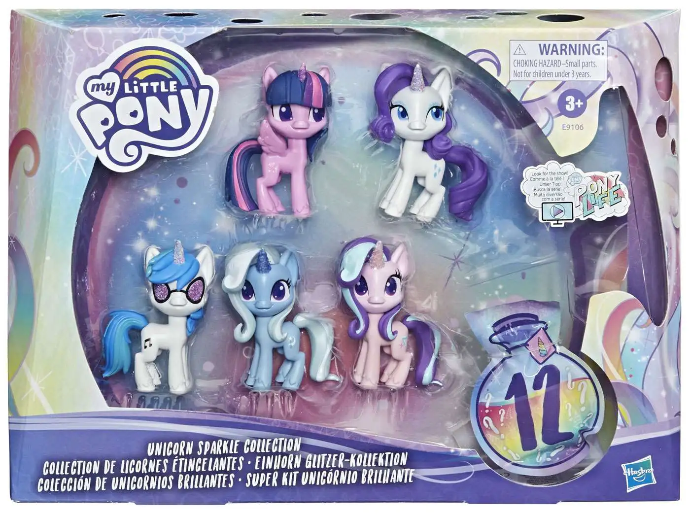My Little Pony Potion Pony Unicorn Sparkle Collection 3 Figure 5-Pack Hasbro  Toys - ToyWiz