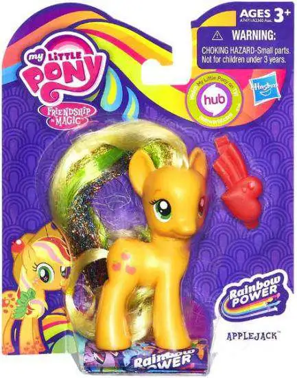 My Little Pony Friendship is Magic Rainbow Power Applejack Figure [Loose]