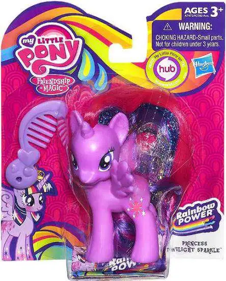 My Little Pony Figure Twlight Sparkle Princess Rainbow Figure MLP 