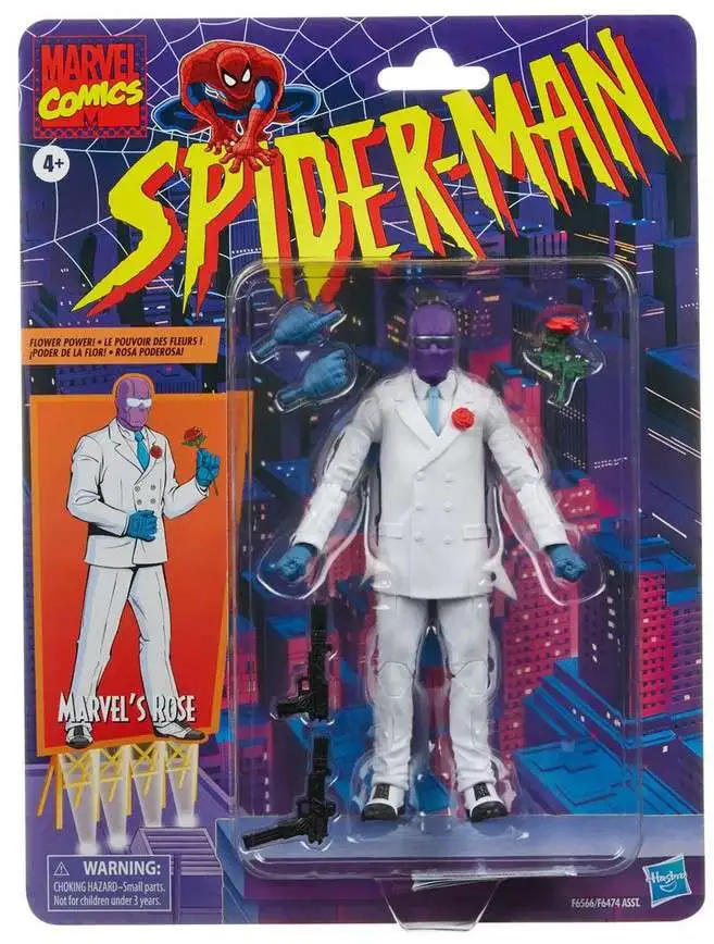 Spider-Man Across the SpiderVerse Marvel Legends Retro Series Rose Action Figure