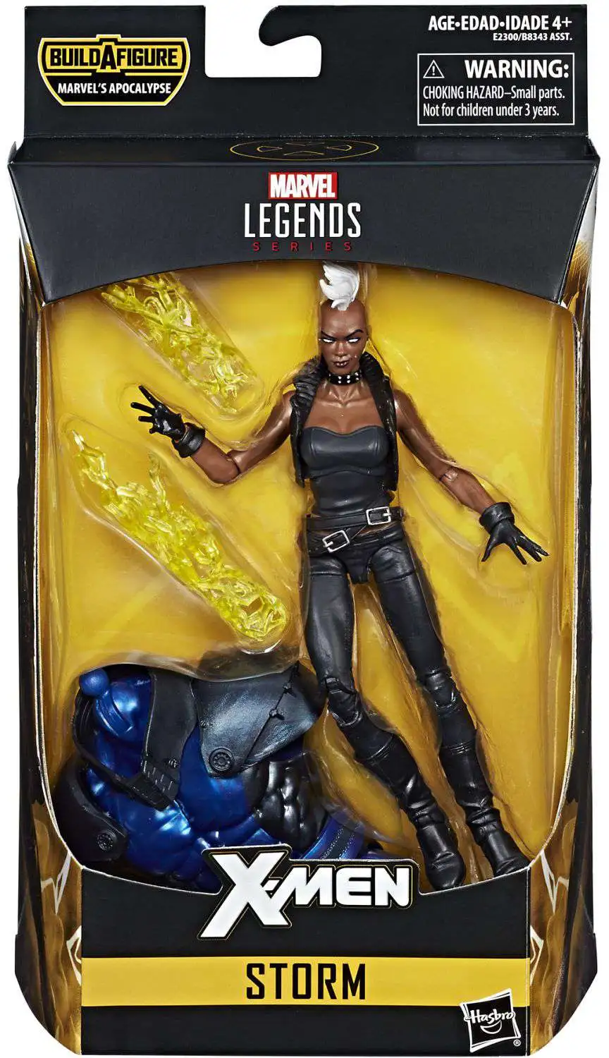 ML319 Storm X-Men Punk Mohawk Custom Cast head use w/ 6" Marvel Legends 