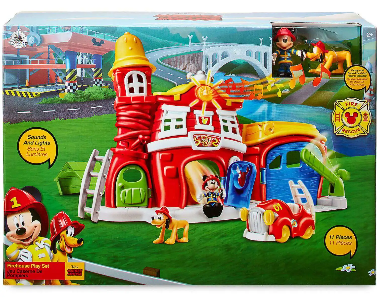 Mickey mouse shop firehouse playset