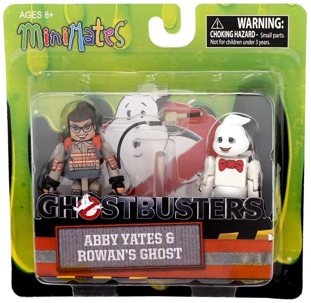 Ghostbusters 2016 Movie Minimates Abby Yates & Rowan's Ghost Minifigure 2-Pack