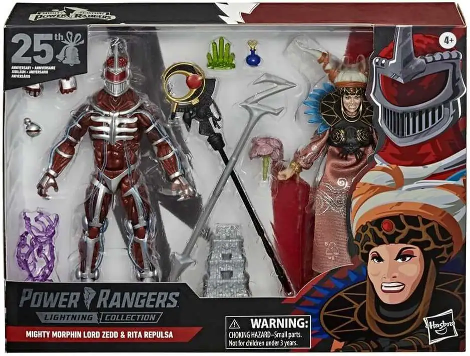 Power Rangers Mighty Morphin Lightning Collection Lord Zedd & Rita Repulsa Action Figure 2-Pack [25th Wedding Anniversary ]