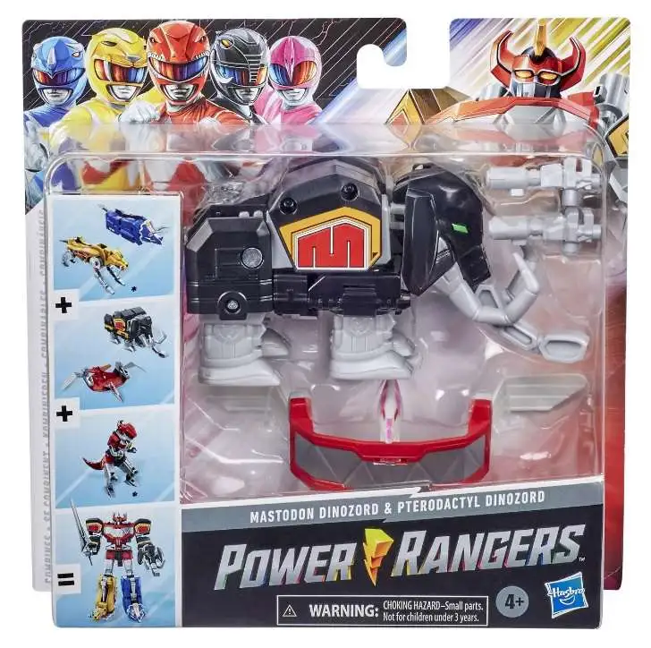 Power Rangers Mighty Morphin Mastodon & Pterodactyl Dinozords Action Figure [Damaged Package]