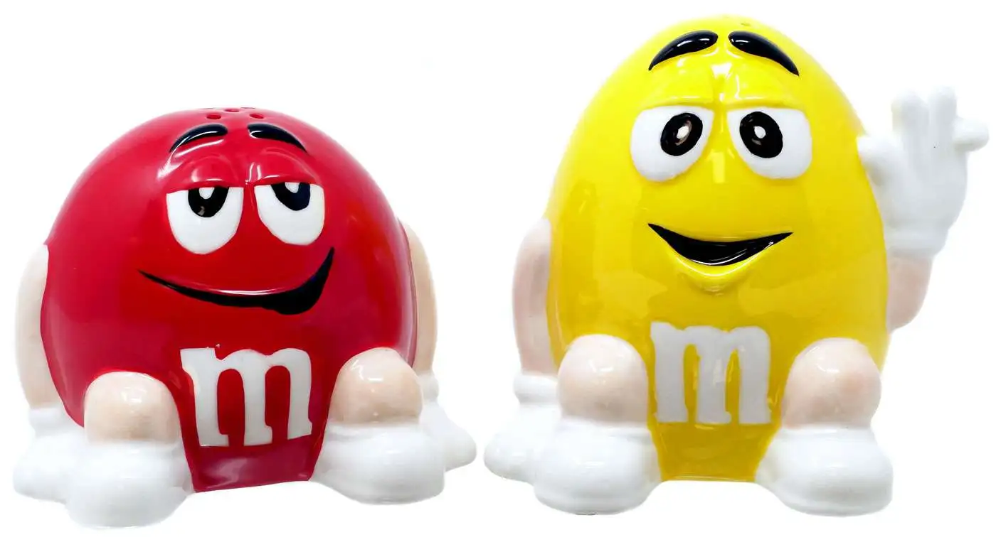 M&M's Yellow & Red M&M Salt & Pepper Shakers