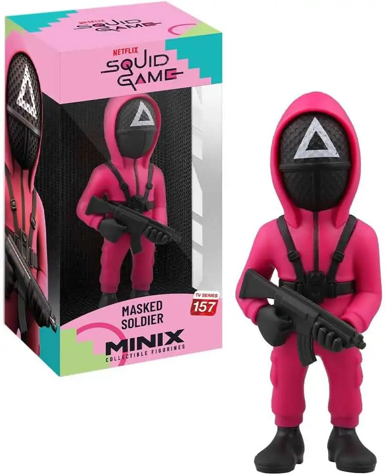 Squid Game Masked Triangle Guard 4.75-Inch Vinyl Figure #16587