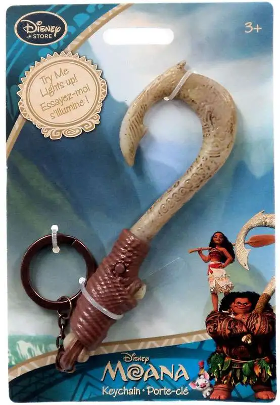 Disney Moana Maui Fish Hook Keychain - ToyWiz