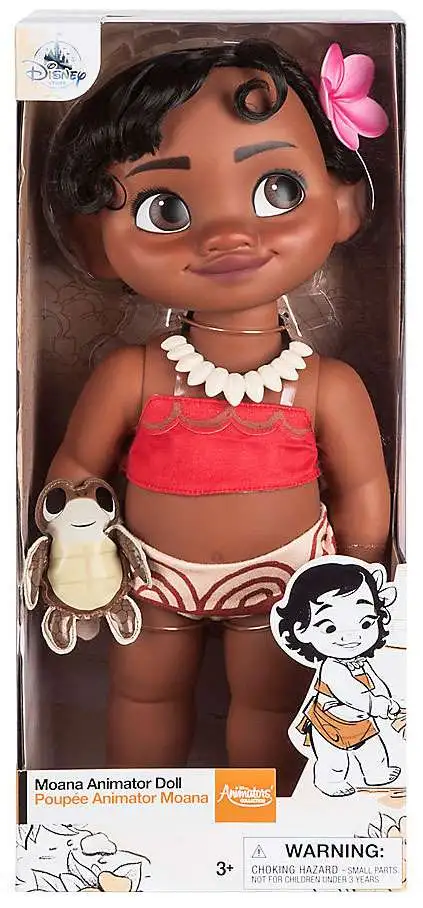 Disney Moana Animators Collection Moana Toddler Exclusive 16 Doll 2017 -  ToyWiz