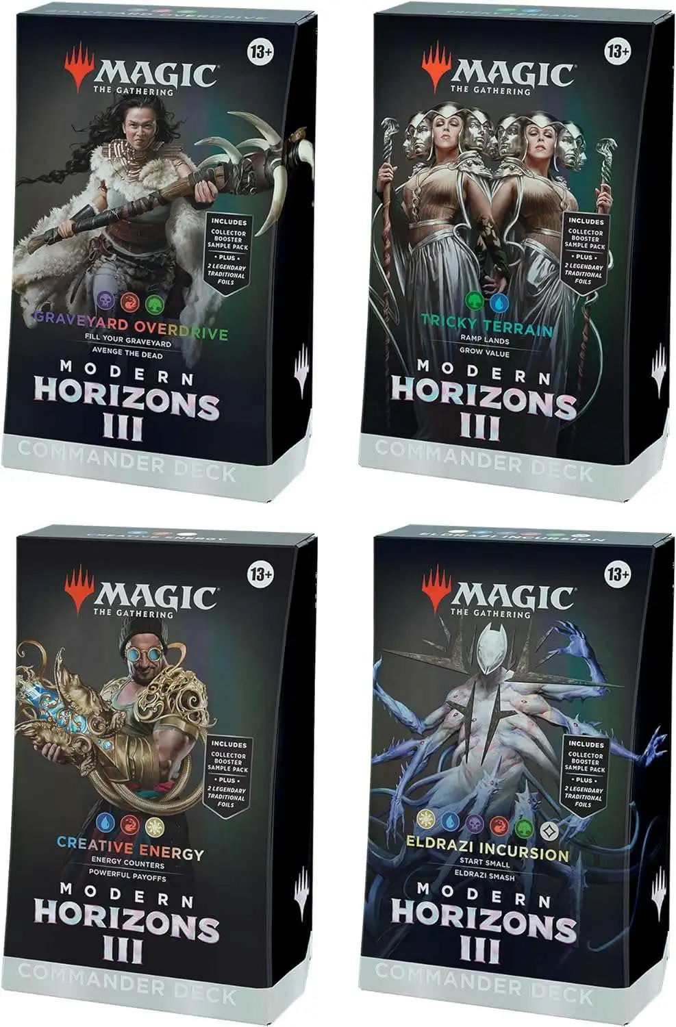 MtG Modern Horizons III Set of 4 Commander Decks