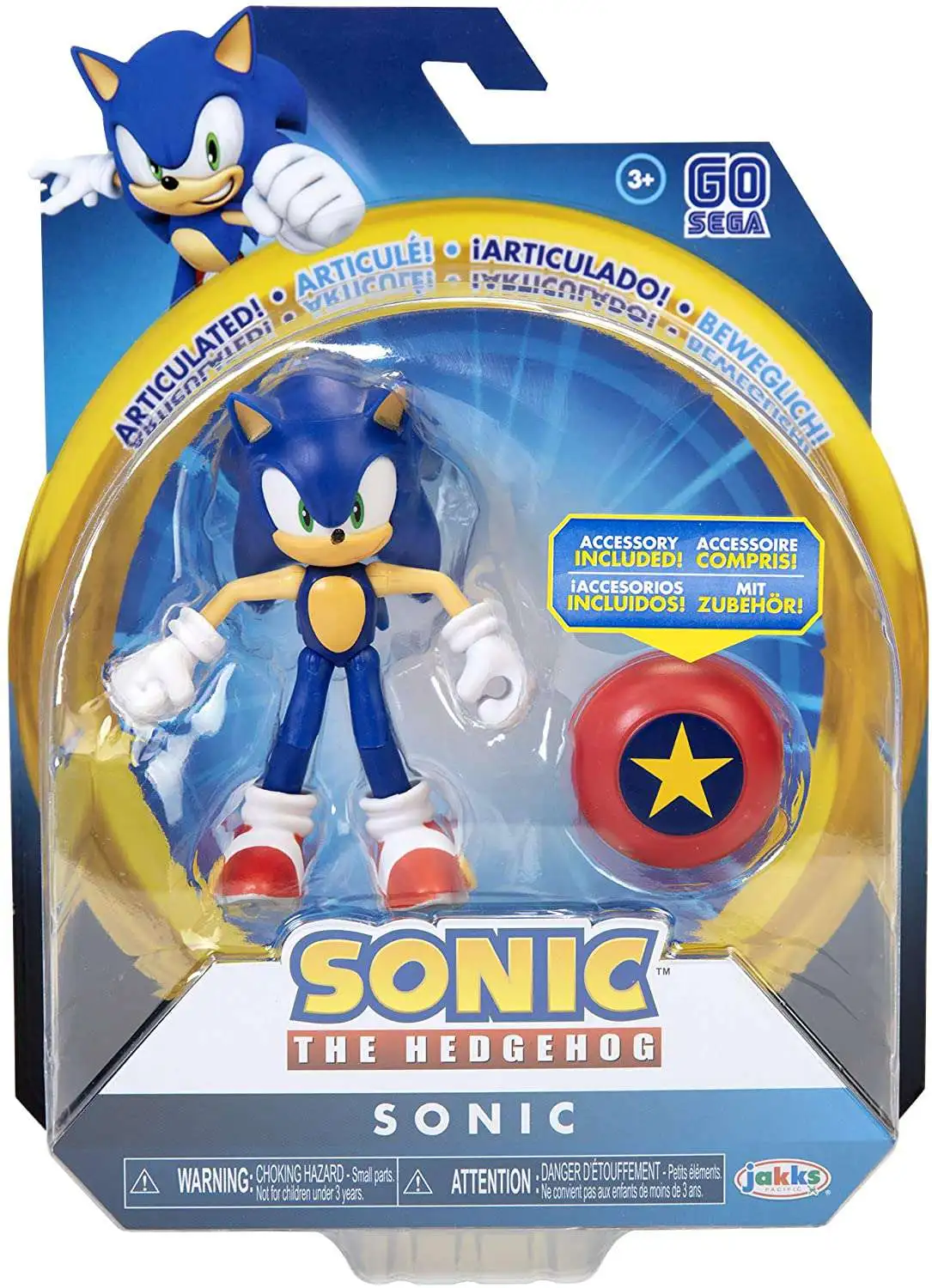 Jakks pacific 2 Sonic The Hedgehog Sonic Figure 6 cm Multicolor