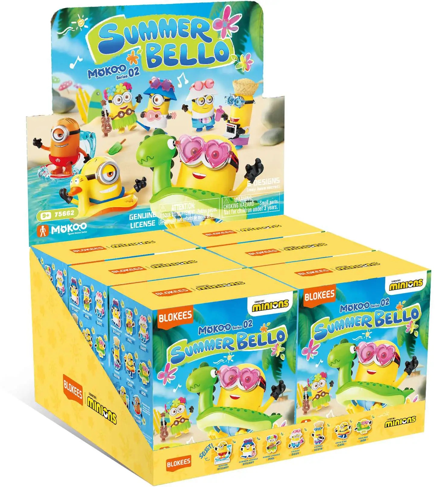 Minions Mokoo Series 2 Summer Bello Mystery Box [6 Packs]