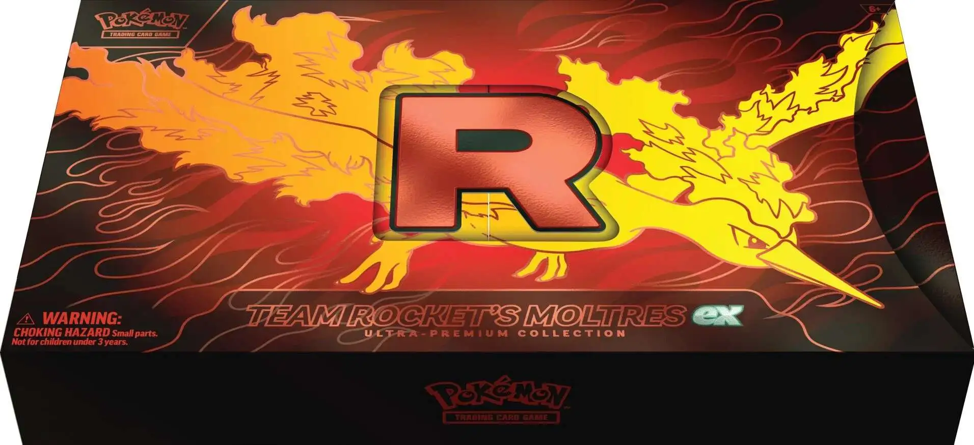 Pokemon Scarlet & Violet Team Rocket's Moltres ex Exclusive Ultra Premium Collection [18 Booster Packs & More]