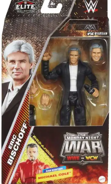 WWE Wrestling Elite Collection Monday Night War Eric Bischoff Action Figure [Build Michael Cole!, Damaged Package]