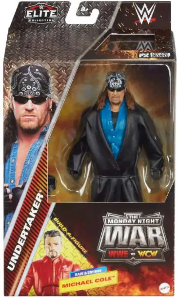 WWE Wrestling Elite Collection Monday Night War Undertaker Action Figure [Build Michael Cole!, Damaged Package]