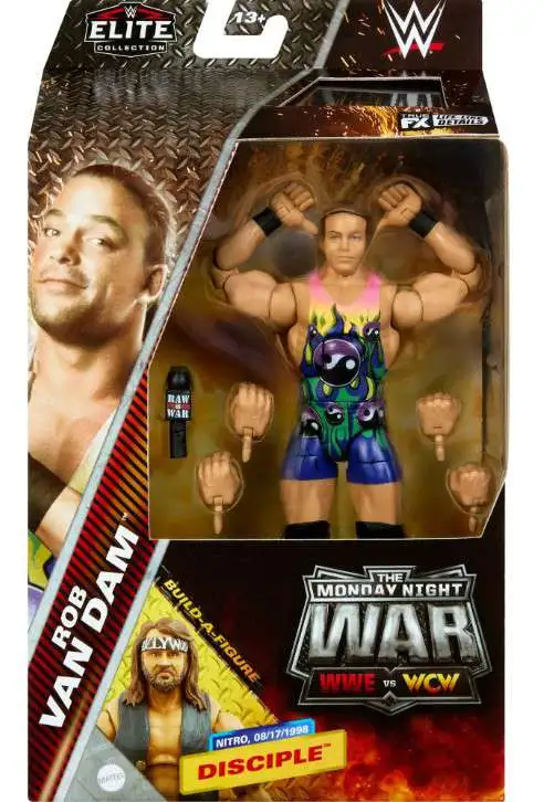 WWE Wrestling Elite Collection Monday Night War RVD Rob Van Dam Exclusive Action Figure [Build Disciple Figure!]