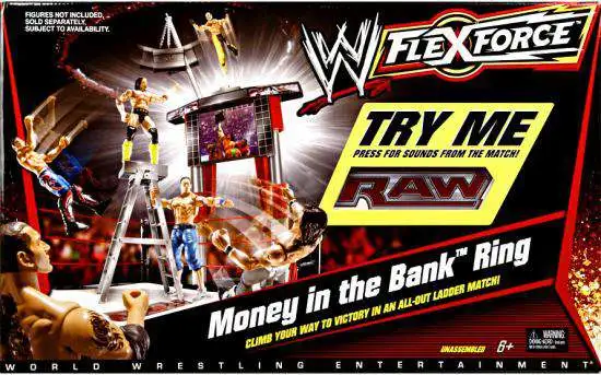 Details about   Money in the Bank Ring Briefcase Playset WWE Wrestling Figure Playset Mattel 