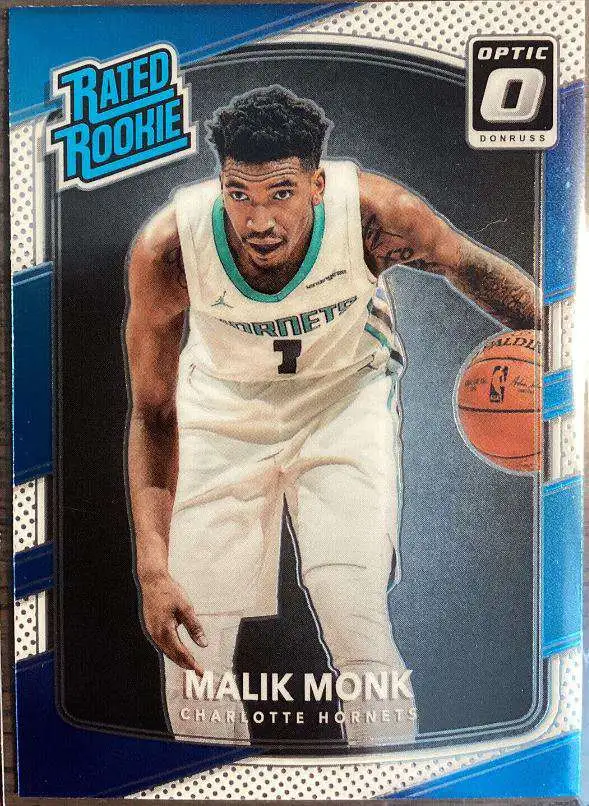 NBA 2017 Donruss Optic Rookie Single Card Rated Rookie Malik Monk 190 ...