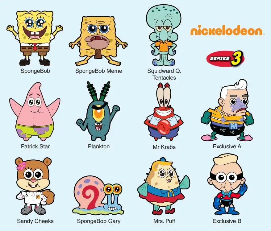 Nickelodeon Spongebob Squarepants Figural Bag Clip Series 4 Mr Krabs 