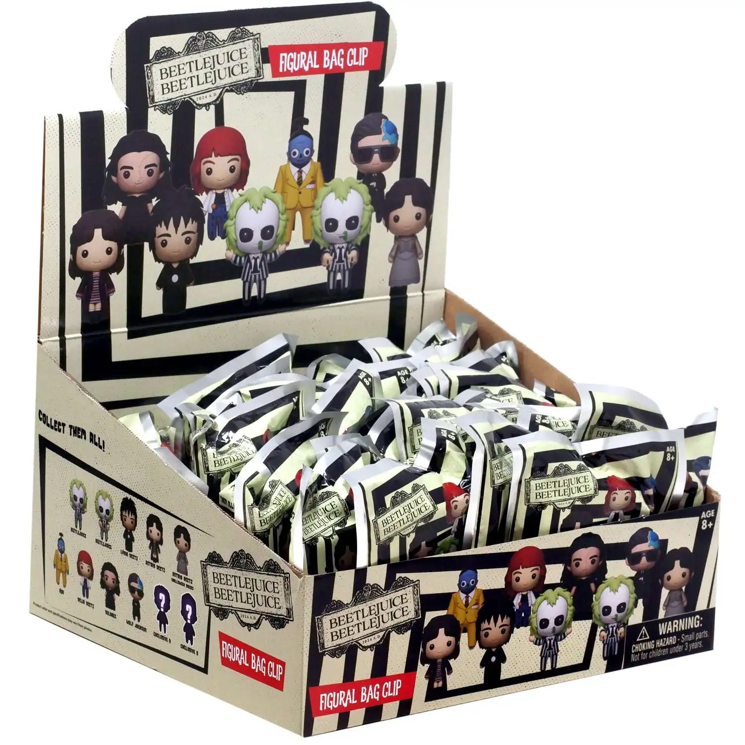 Beetlejuice 2 3D Figural Foam Bag Clip Beetlejuice 2 Series 1