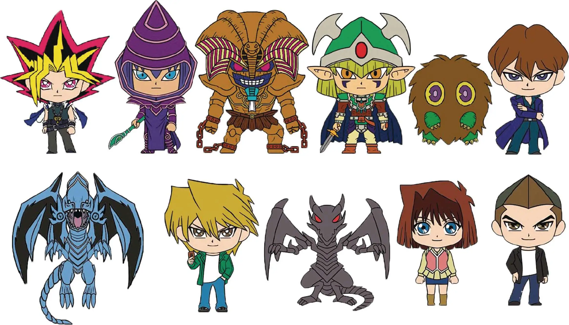 YuGiOh 3D Figural Foam Bag Clip YuGiOh Series 1 2 Mystery Box 24