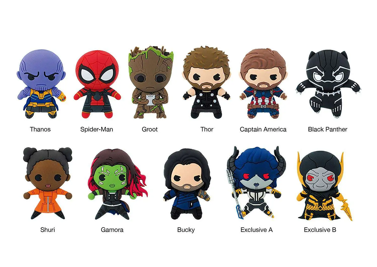 Marvel Avengers Infinity War Collectors Figural Keyring Series 1 Black Widow 