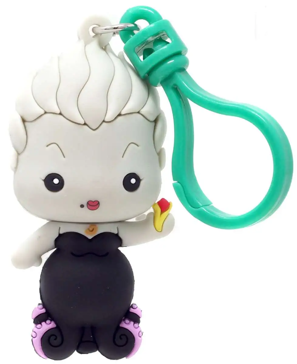 Disney Princess 3D Figural Foam Bag Clip The Little Mermaid 30th Anniversary Ursula Bag Clip [Loose]