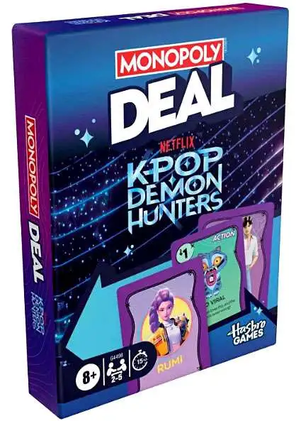 Monopoly Deal KPop Demon Hunters Card Game