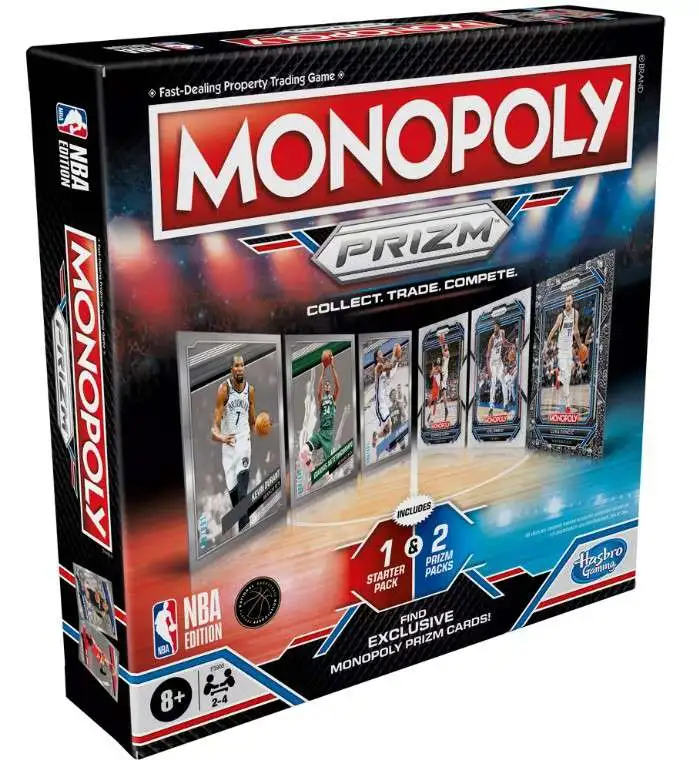 2023-24 panini monopoly prizm nba booster box 2nd Edition Board Game numbered parallels (like Silver Monopoly Prizm NBA Board Game,