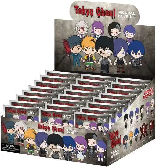 3D Figural Keyring Series 1 Tokyo Ghoul Mystery Box [24 Packs]