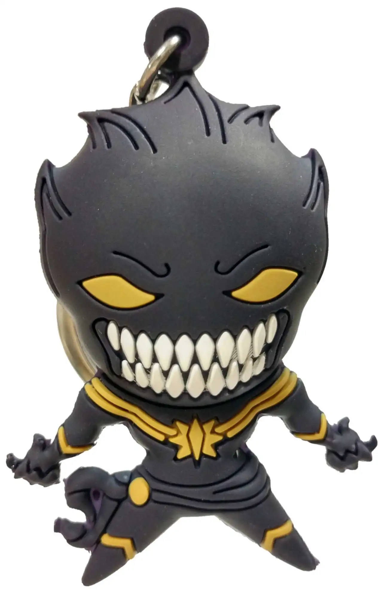 3D Figural Keyring Venomized Captain Marvel Keychain [Loose]