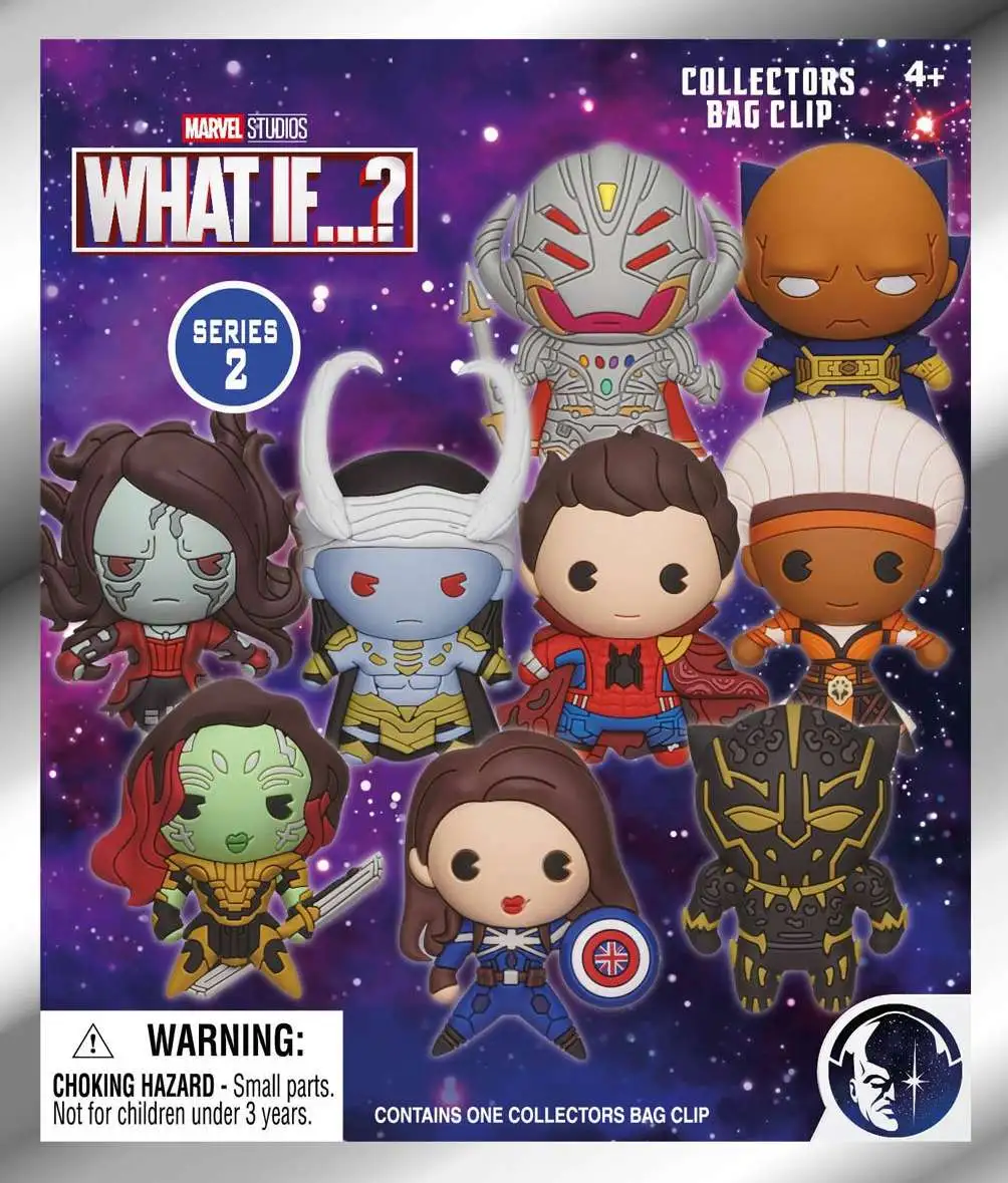 Marvel 3D Figural Keyring Marvel What If Series 2 Mystery Box 24 Packs ...