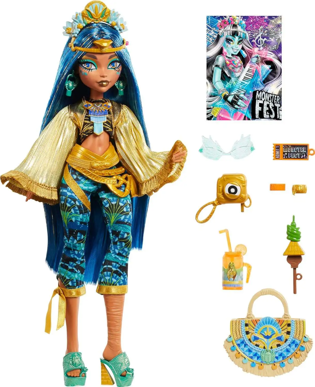 Monster High Monster Fest Cleo De Nile Doll Mattel Toys - ToyWiz