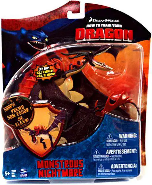 How to Train Your Dragon Series 3 Deluxe Monstrous Nightmare Action Figure [Purple, Loose]