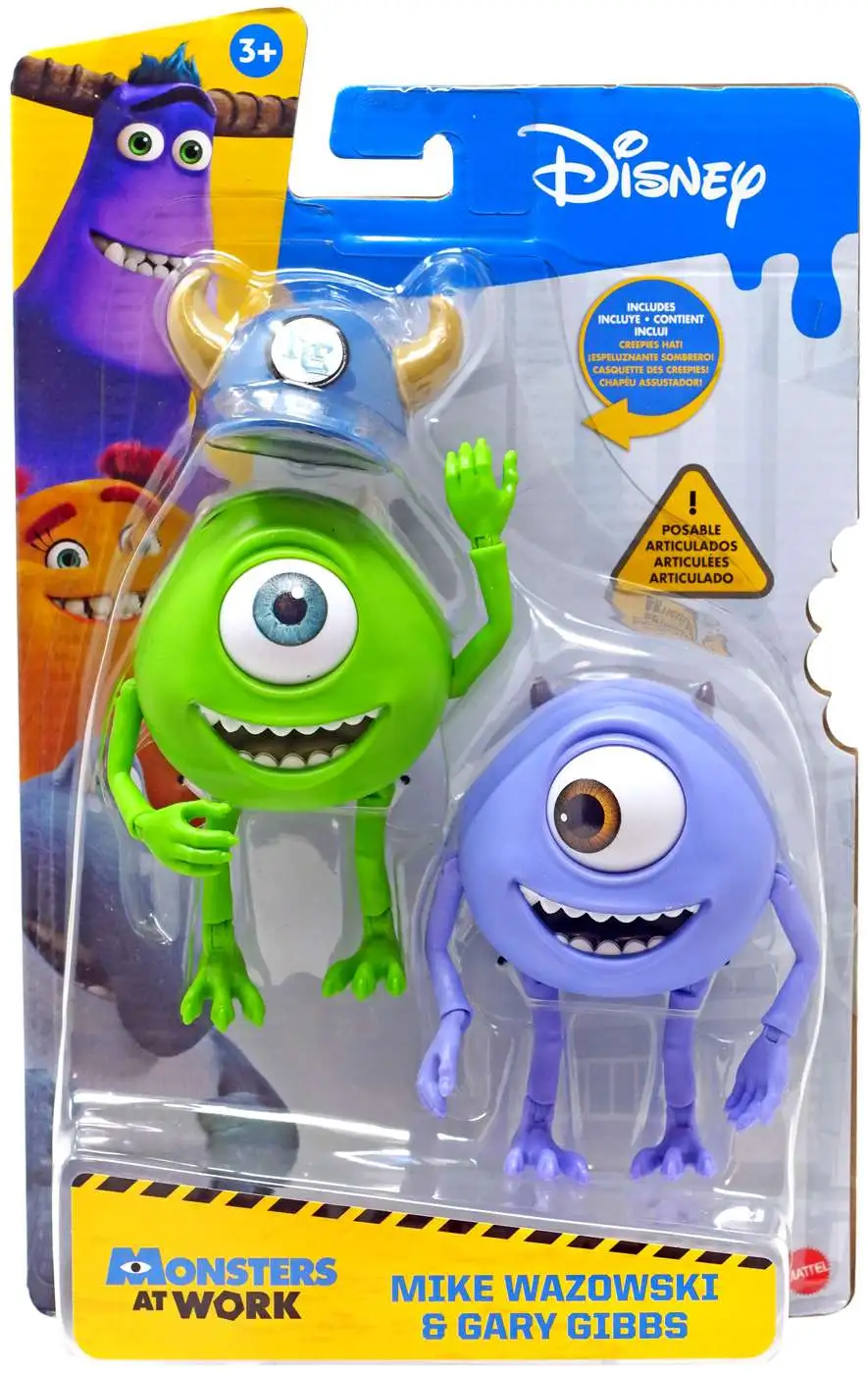 Disney / Pixar Monsters Inc Monsters at Work Mike Wazowski & Gary Gibbs  Action Figure