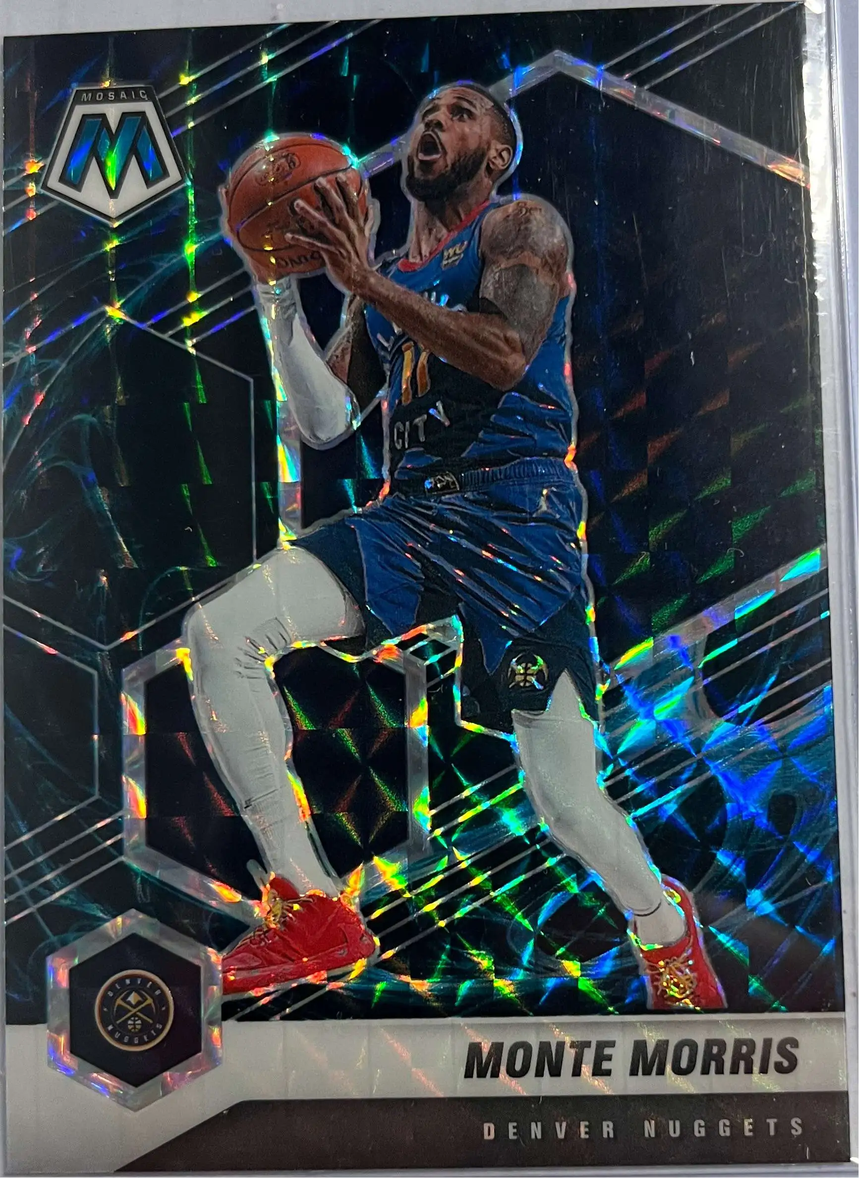 NBA 2020 Mosaic Basketball Genesis Monte Morris #87