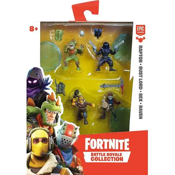 The other day Ie New meaning Fortnite Battle Royale Collection Raptor, Rust Lord, Rex Raven 2 Mini  Figure 4-Pack Moose Toys - ToyWiz
