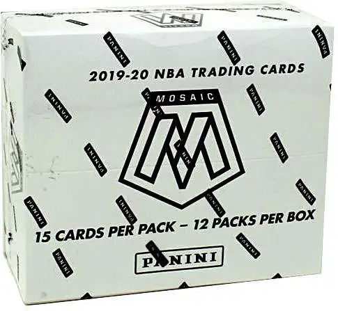 NBA Panini 2019-20 Prizm Mosaic Basketball Trading Card CELLO Box [12 Packs]