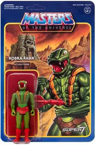 Masters of the Universe ReAction Series 3 Kobra Khan Action Figure [Damaged Package]