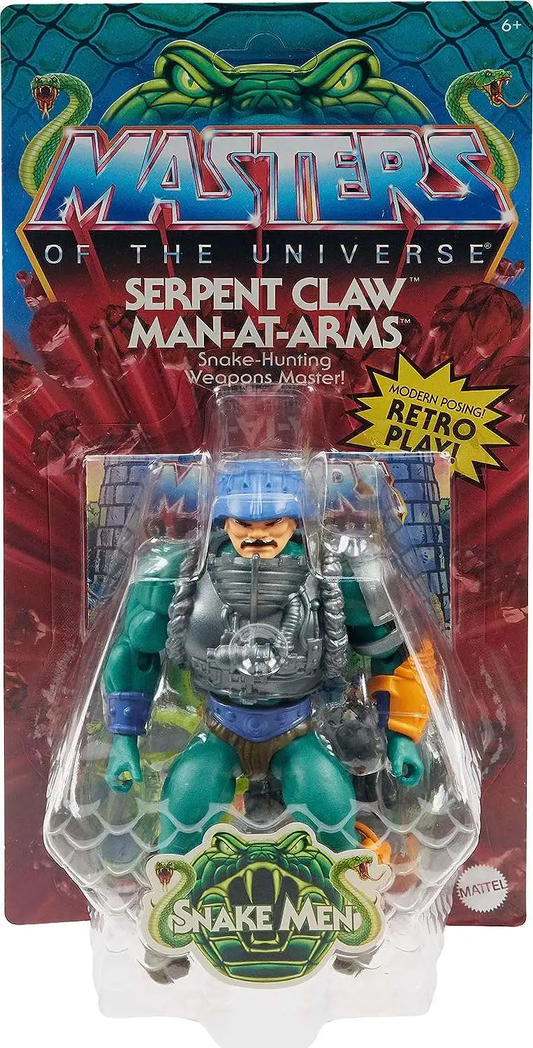 Masters of the Universe Origins Serpent Claw Man-At-Arms Action Figure