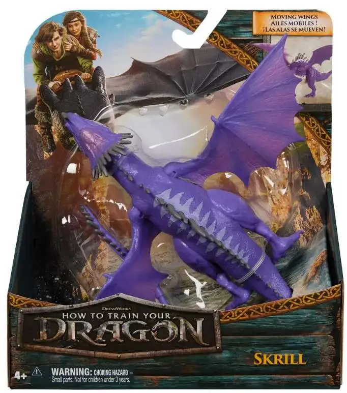 How to Train Your Dragon 2025 Movie Skrill Action Figure [Moving Wings]