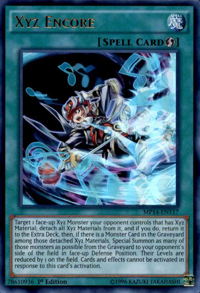 YuGiOh 2014 Mega Tin Ultra Rare Xyz Encore MP14-EN117
